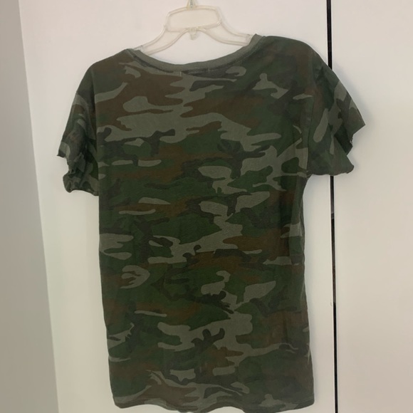 Truly Madly Deeply Khaki Green Camouflage T-Shirt - Picture 14 of 14